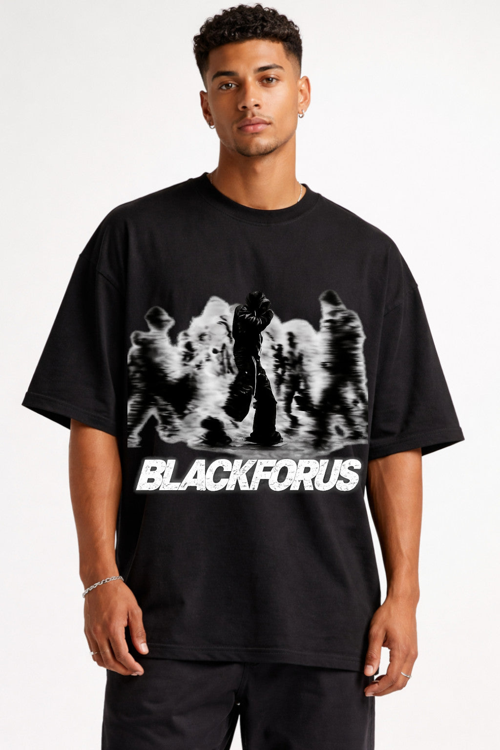 BLACK FOR US - OVERSIZED SHIRT