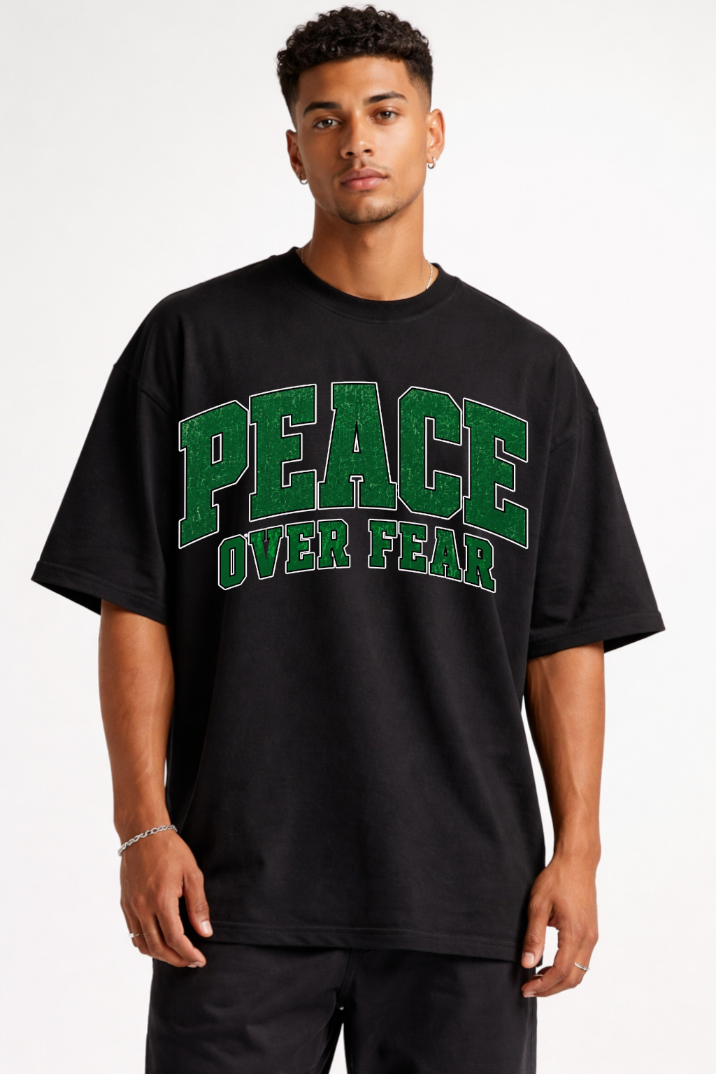 PEACE OVER FEAR - OVERSIZED SHIRT